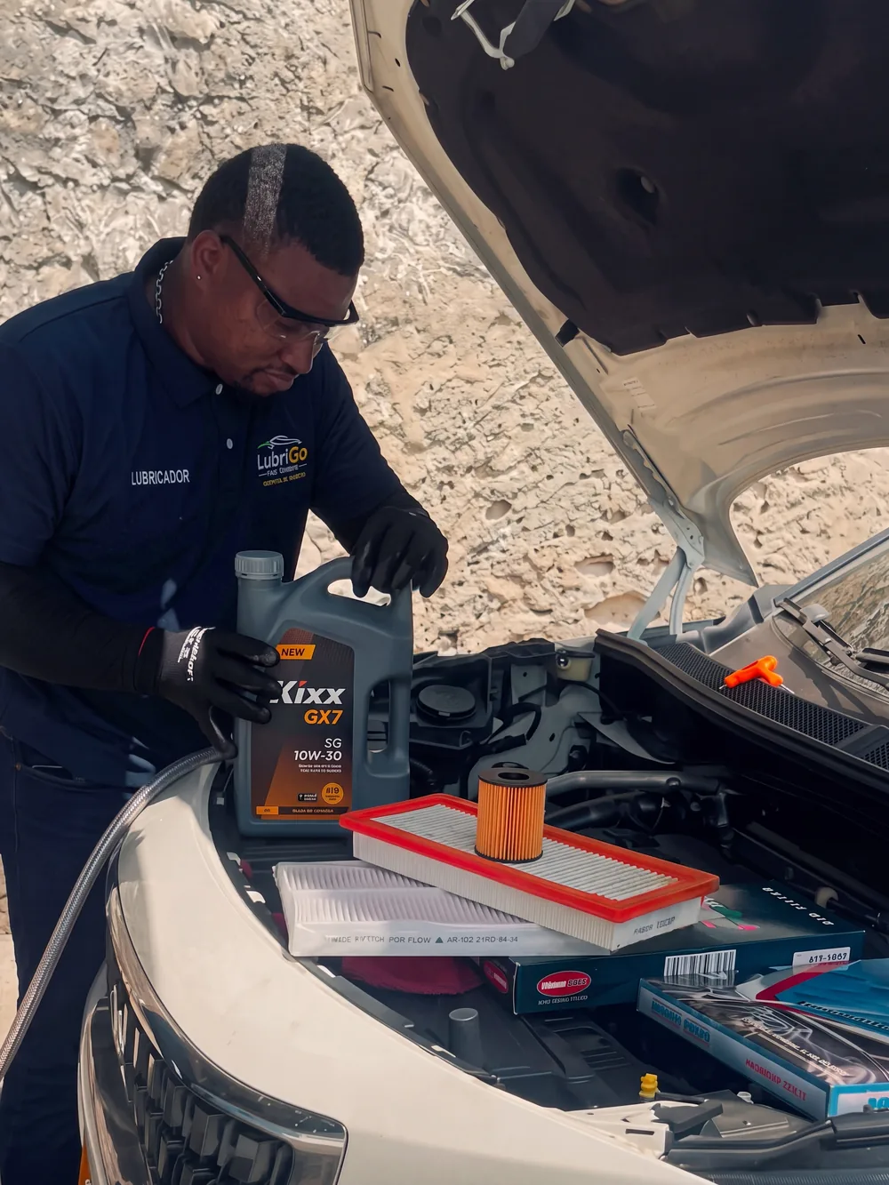 Mobile oil change